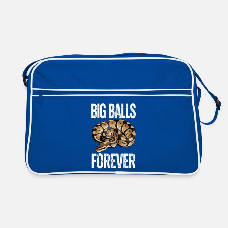 Königspython Schlangen Liebhaber Terrarium Python Retro Tasche