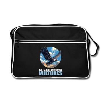 Geier - Retro Tasche - Schwarz/Weiß - Vorne