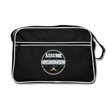 microbiology - Retro Bag - black/white - Front