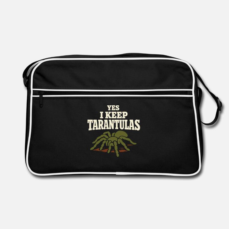 Tarantel Tarantel Halter Spinnenbesitzer Retro Tasche