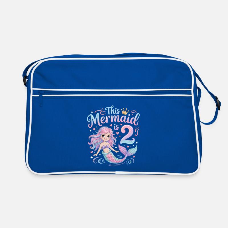 Sirène 2e anniversaire 2 ans Sac Retro