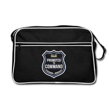 Lieutenant de police Lieutenant de police Grade de lieutenant - Sac Retro - noir/blanc - Devant