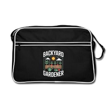 Backyard Gardener Garden Gardener - Retro Bag - black/white - Front