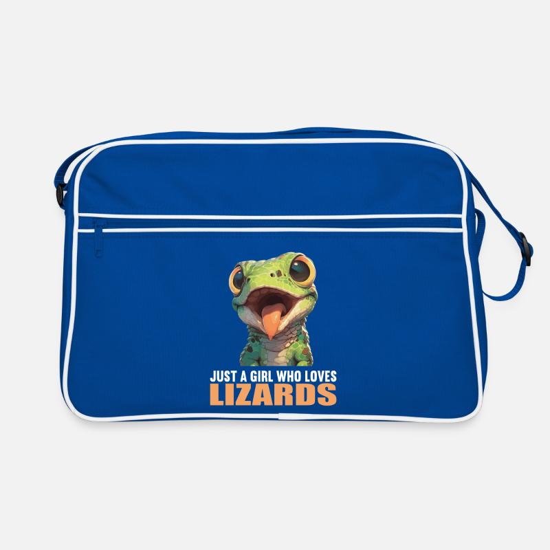 Eidechsen Eidechse Retro Tasche