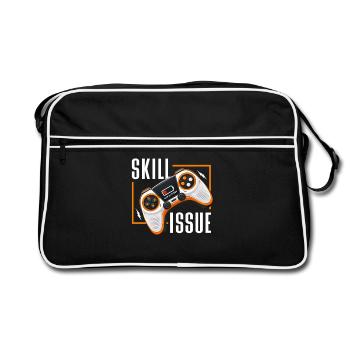 Gaming Gamer Video Games Controllers Gaming Gamers - Retro Bag - black/white - Front