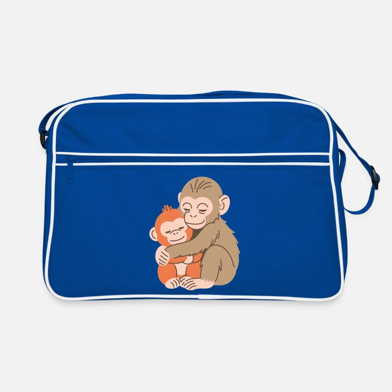 Hugging Monkey Duo Retro Bag