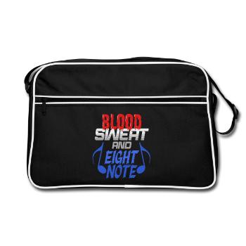 Marching band brass band - Retro Bag - black/white - Front