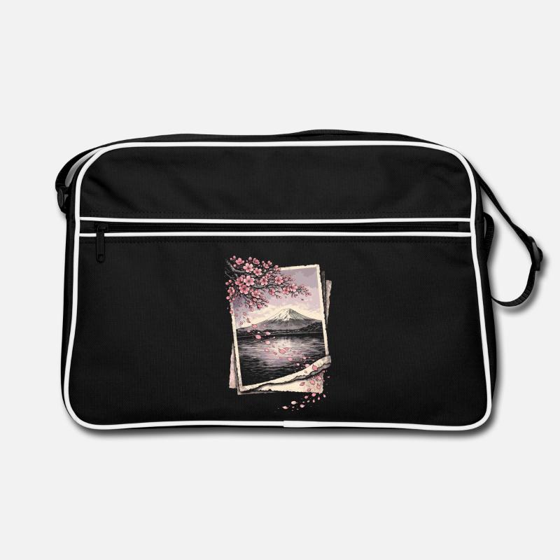 Cherry Blossom Sakura Cherry Blossom Retro Bag