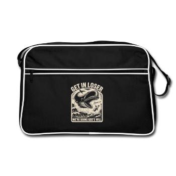 Christian Jonah drôle - Sac Retro - noir/blanc - Devant