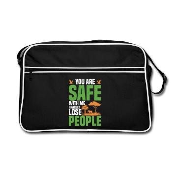 Agent de récupération de voiture Véhicule de récupération - Sac Retro - noir/blanc - Devant