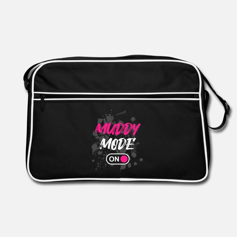 Mode boueux lors de la course boueuse Schlammlauf Run Muddy Sac Retro