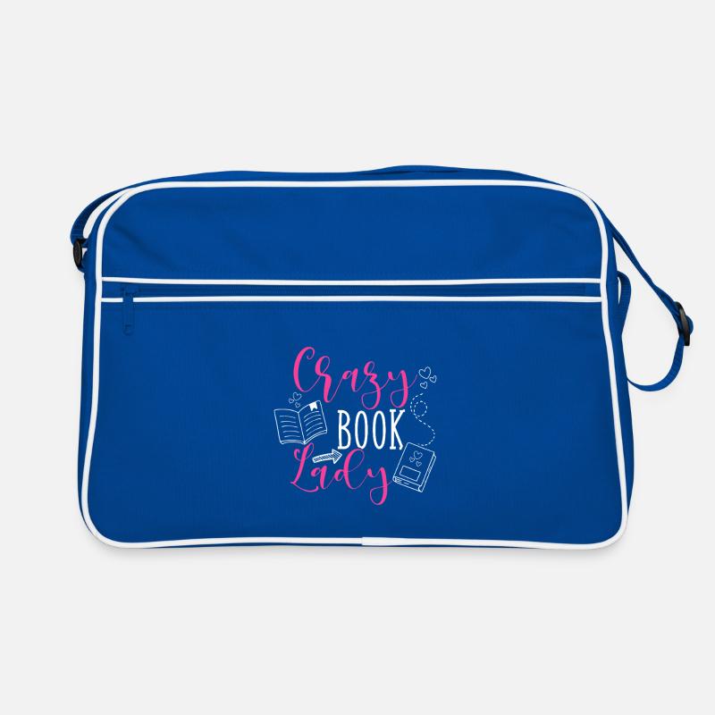 Crazy Book Lady Retro Bag