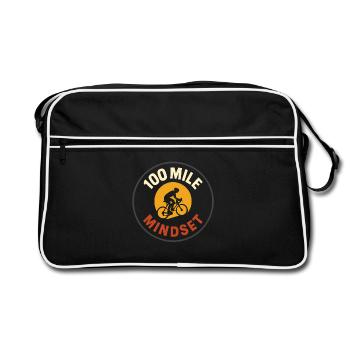 Century Ride 100-mile ride Cyclist Century - Retro Bag - black/white - Front
