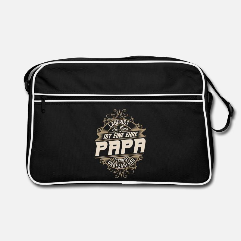 Warehouse clerk dad Retro Bag