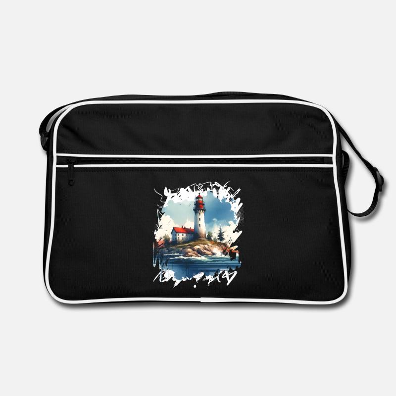 Leuchtturm Retro Tasche