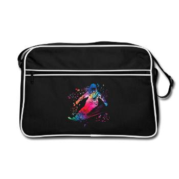 Alpine skiing Winter sports Nordic skiing - Retro Bag - black/white - Front