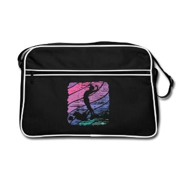 Artistic Swim Team Synchronized Swimming - Retro Bag - black/white - Front