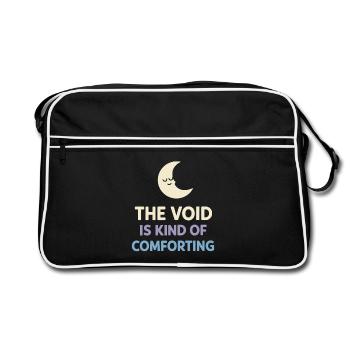 Existential humor, nihilism, humor, - Retro Bag - black/white - Front