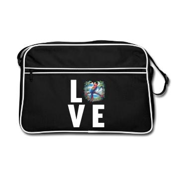 Macaw's Era - Retro Bag - black/white - Front