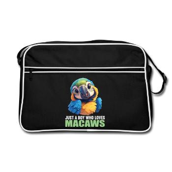 L’ère de l’ara - Sac Retro - noir/blanc - Devant