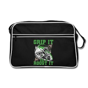 Quad ATV Garçons Hommes Quad Wheeler - Sac Retro - noir/blanc - Devant