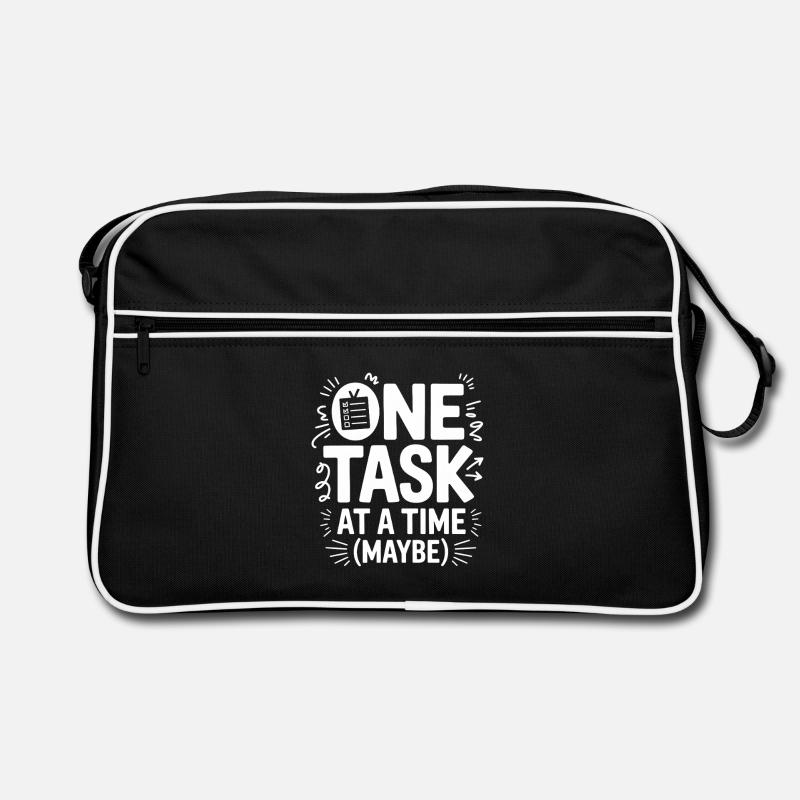 One Task At A Time (Maybe) ADHS Chaos Retro Tasche