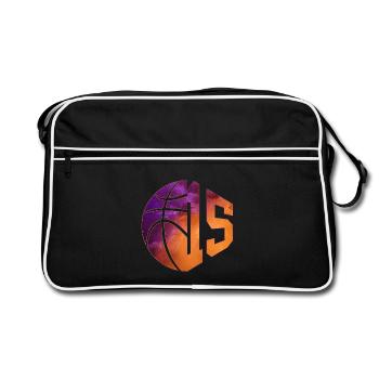 NUMÉRO 15 BASKETBALL 15E ANNIVERSAIRE - Sac Retro - noir/blanc - Devant
