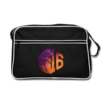 NUMBER 16 BASKETBALL 16TH BIRTHDAY - Retro Bag - black/white - Front