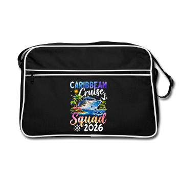 Caribbean Cruise Squad 2026 - Retro Bag - black/white - Front