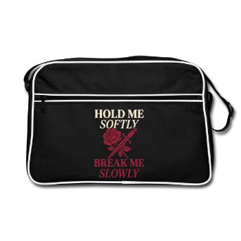 Romance romantique vampirique gothique sombre - Sac Retro - noir/blanc - Devant