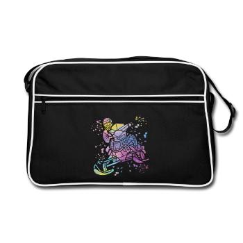 Snowmobile, Snowmobile, Snowmobile - Retro Bag - black/white - Front
