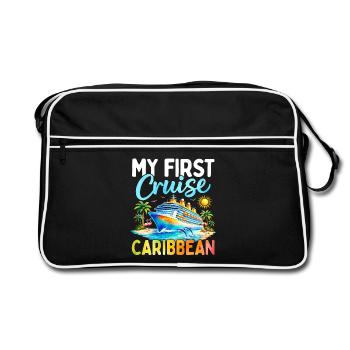 My First Cruise Caribbean - Retro Bag - black/white - Front