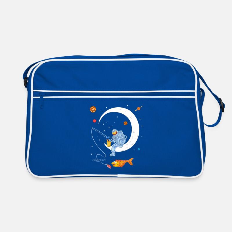 Chemise spatiale de pêche d’astronaute Sac Retro