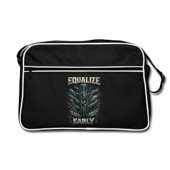Apnée libre Égalisation précoce - Sac Retro - noir/blanc - Devant