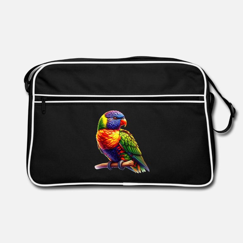 Forest lorikeet Retro Bag
