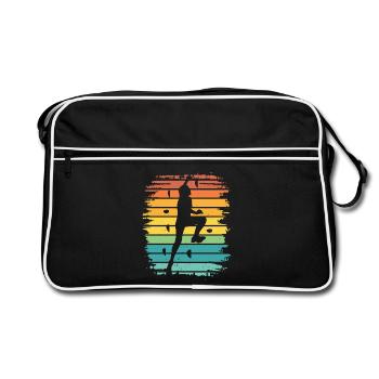 Bloc de bloc de Boulderer - Sac Retro - noir/blanc - Devant
