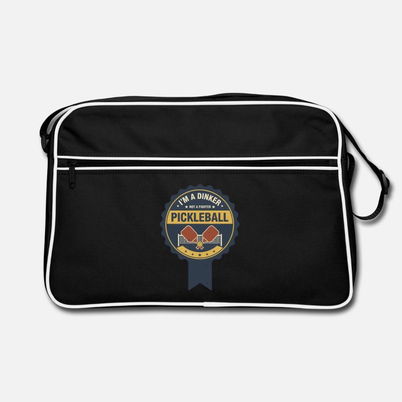 Pickleball Funny Player Im A Dinker Not A Fighter Retro Bag
