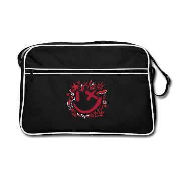 Graffiti Street Art Urban Style - Retro Bag - black/white - Front