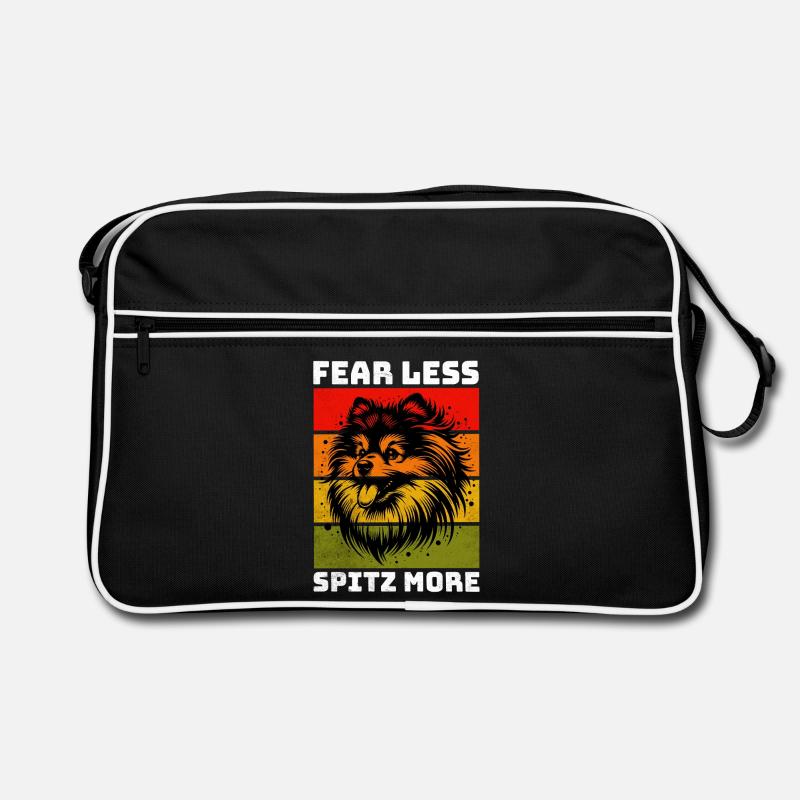 Spitz allemand Spitz Spitz nain Sac Retro