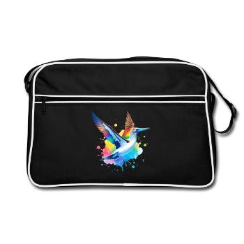 Blue-footed boobies gift - Retro Bag - black/white - Front