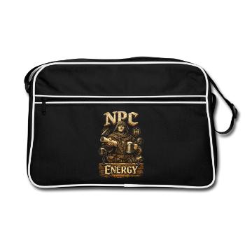 Medieval Festival Medieval Market NPC Energy - Retro Bag - black/white - Front