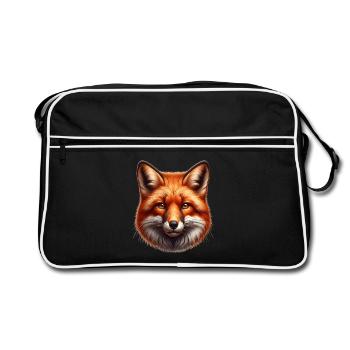 Renard Rouge Renard - Sac Retro - noir/blanc - Devant
