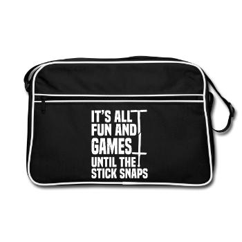 Pogo Stick Jumping Stick Snaps Pogo Stick Bouncer - Retro Bag - black/white - Front