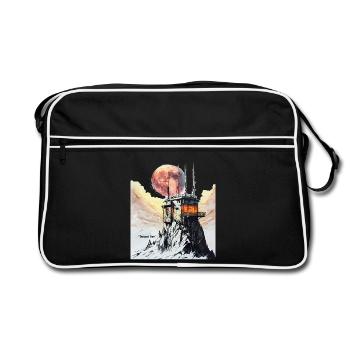 Outpost One Moonrise Station - Retro Bag - black/white - Front