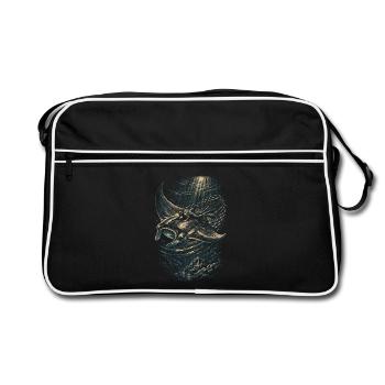 Apnée libre - Sac Retro - noir/blanc - Devant