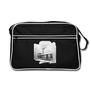 Cabine Moderne Silencieuse d’Hiver - Sac Retro - noir/blanc - Devant