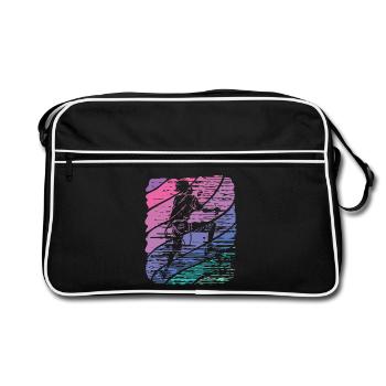 Bloc de bloc de Boulderer - Sac Retro - noir/blanc - Devant