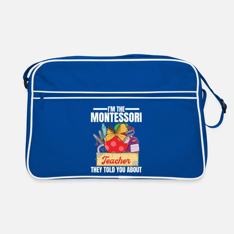  School Teacher Employee Method Education Retro Bag