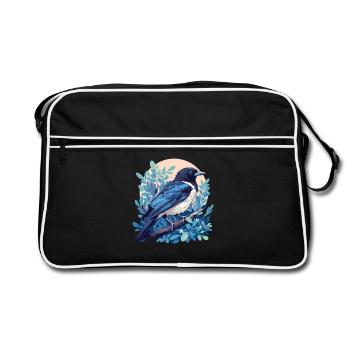 Magpies Magpie - Retro Bag - black/white - Front