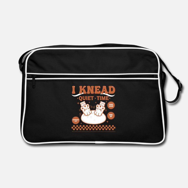 Sourdough Bread Baking I Knead Quiet Time Retro Bag